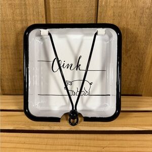 Wild Apple Countryside Collection Pig Metal Napkin Holder Home Decor New